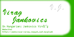 virag jankovics business card